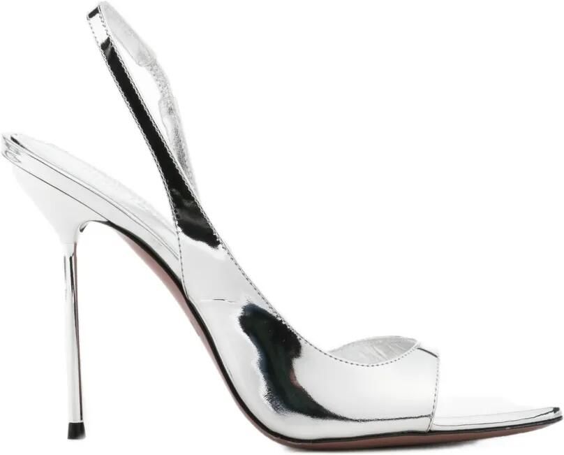 Paris Texas Stiletto sandalen Zilver