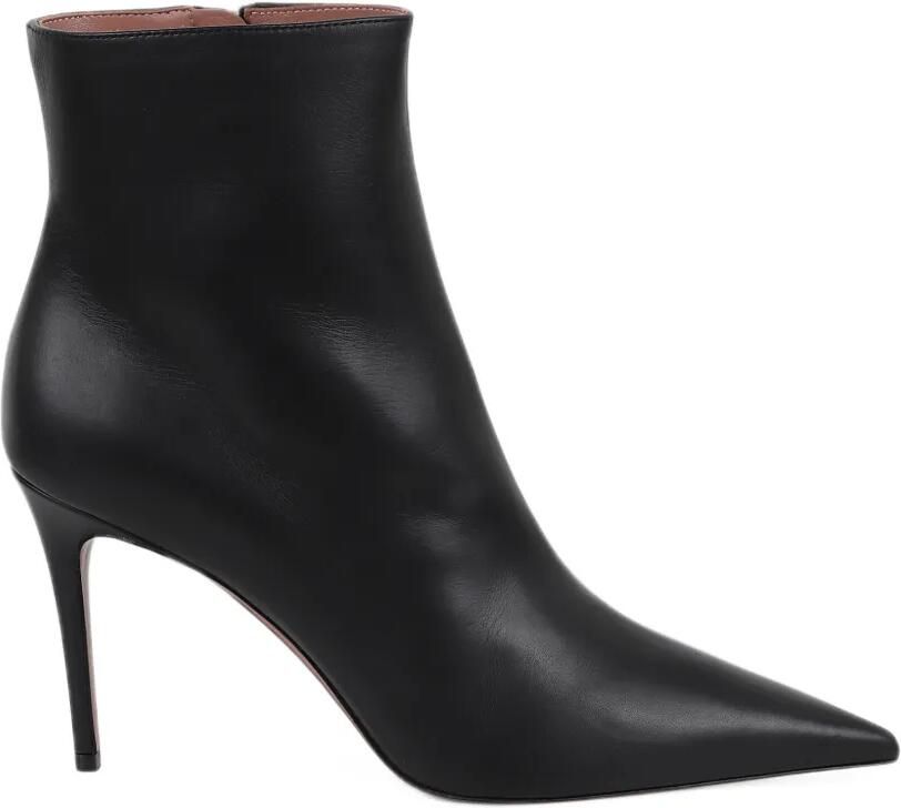 Paris Texas Vera leather ankle boots Zwart