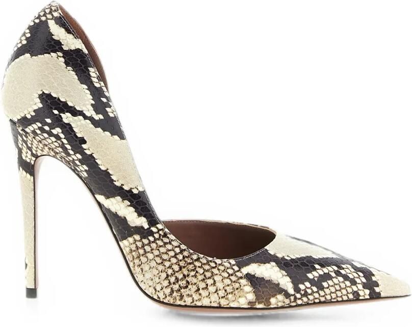 Paris Texas Vera pumps met python-effect Beige