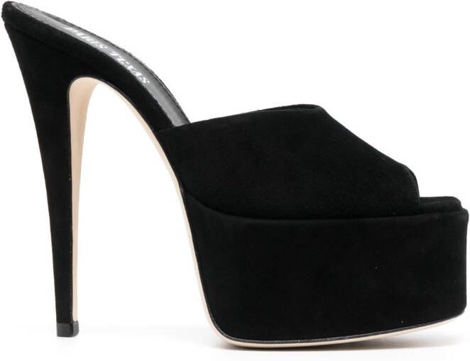 Paris Texas Pumps met open neus Zwart