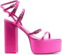 Paris Texas Sandalen met plateauzool Roze - Thumbnail 1