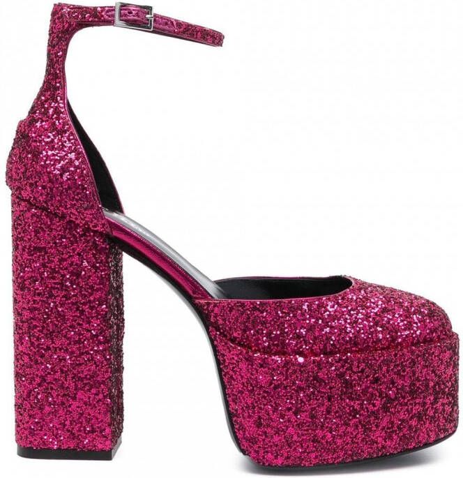 Paris Texas Pumps verfraaid met glitter Roze