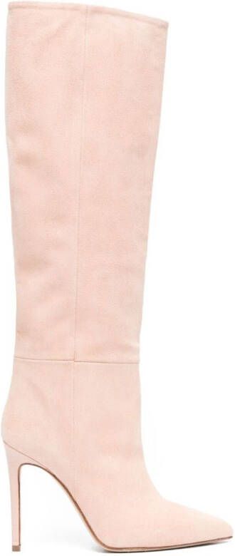 Paris Texas Stiletto knielaarzen Beige