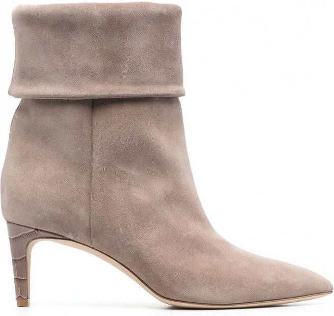 Paris Texas Suède enkellaarzen Beige