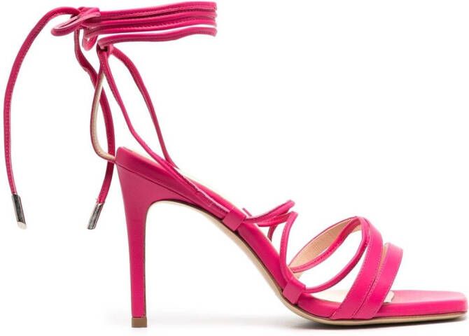 P.A.R.O.S.H. Leren sandalen Roze