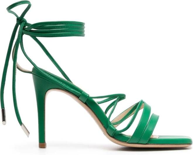 P.A.R.O.S.H. Leren sandalen Groen