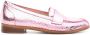 P.A.R.O.S.H. Metallic loafers met slangenleer-effect Roze - Thumbnail 1