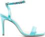 P.A.R.O.S.H. Vashoe sandalen verfraaid met stras Blauw - Thumbnail 1