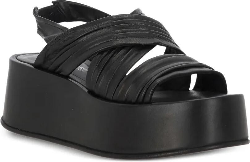 PATRIZIA BONFANTI Daisy Dreamer sandalen met plateauzool Zwart - Foto 2