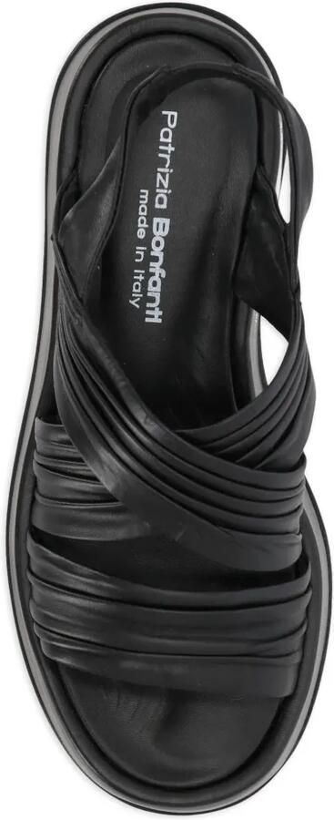 PATRIZIA BONFANTI Daisy Dreamer sandalen met plateauzool Zwart - Foto 4