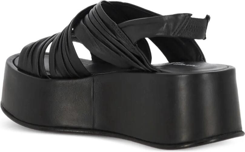 PATRIZIA BONFANTI Daisy Dreamer sandalen met plateauzool Zwart - Foto 3