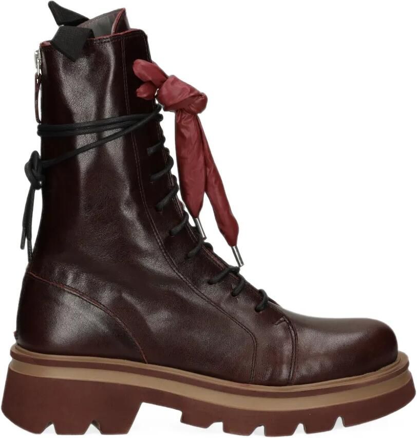 PATRIZIA BONFANTI SCORPIO lace-up leather ankle boots Bruin