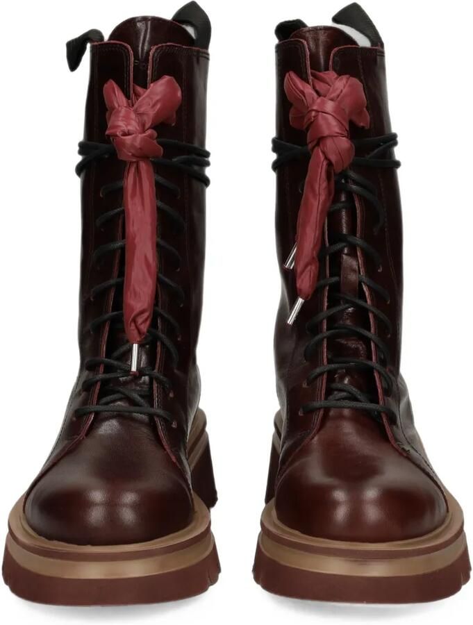 PATRIZIA BONFANTI SCORPIO lace-up leather ankle boots Bruin - Foto 2
