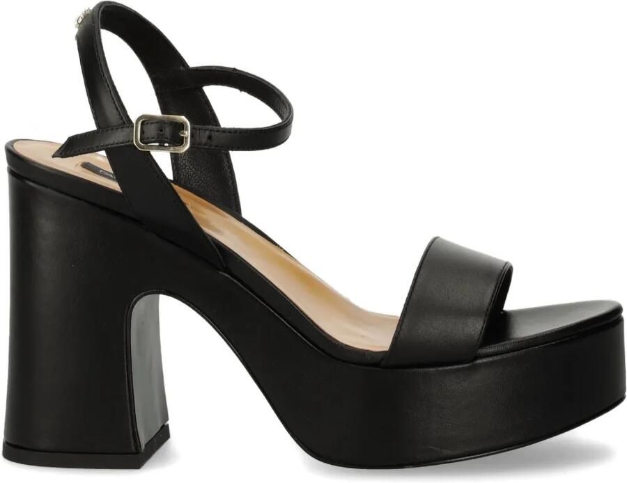 Patrizia Pepe 110 mm leren sandalen Zwart