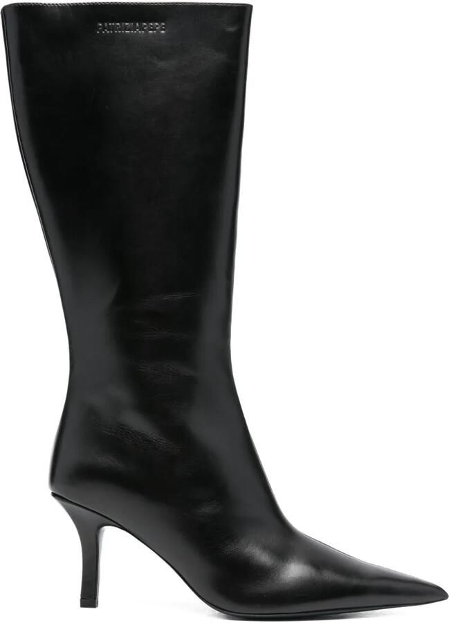 Patrizia Pepe 70 mm pumps met puntige neus Zwart