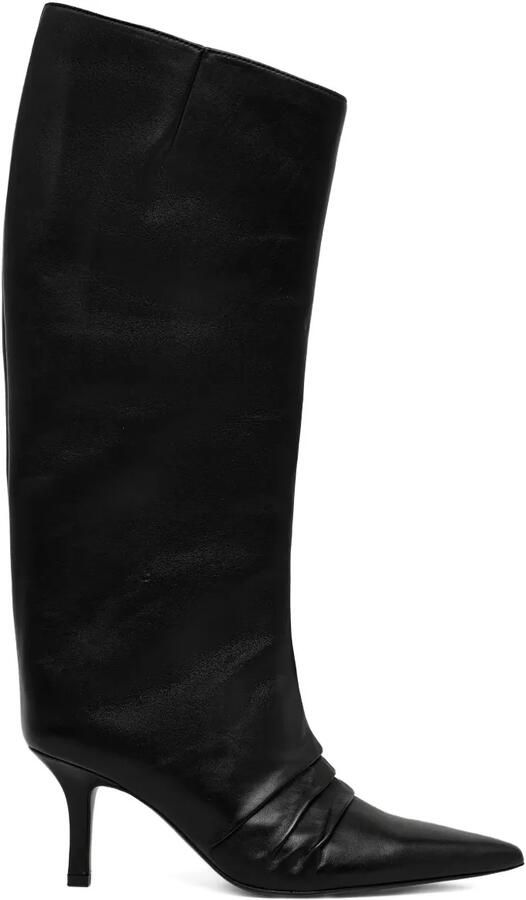 Patrizia Pepe 70mm laarzen met puntige neus Zwart