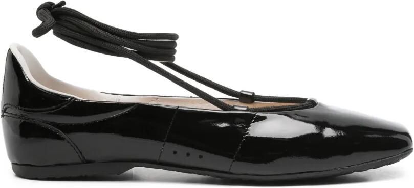Patrizia Pepe Ballerina's met enkelbandje Zwart