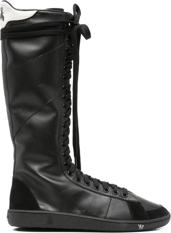 Patrizia Pepe Boxeur Skin '93 sneakers Zwart