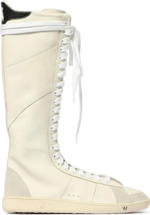 Patrizia Pepe Boxeur Skin sneakers Beige