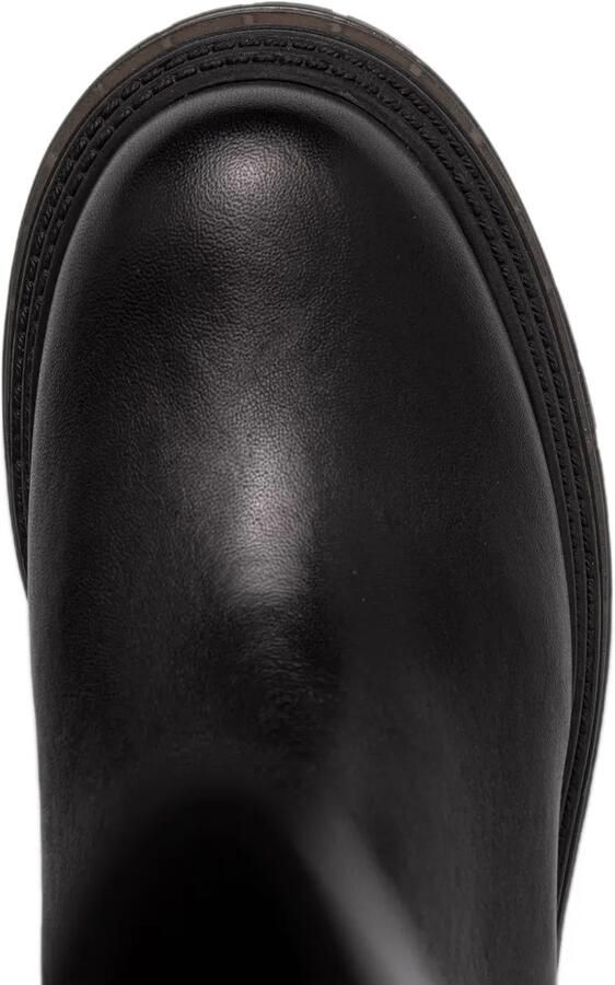 Patrizia Pepe chunky-sole elasticated-panel boots Zwart - Foto 2