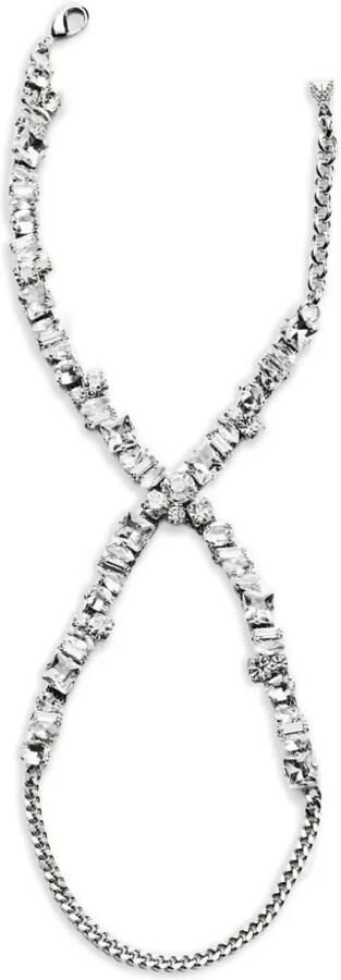 Patrizia Pepe Diamond Cut enkelbandje Zilver