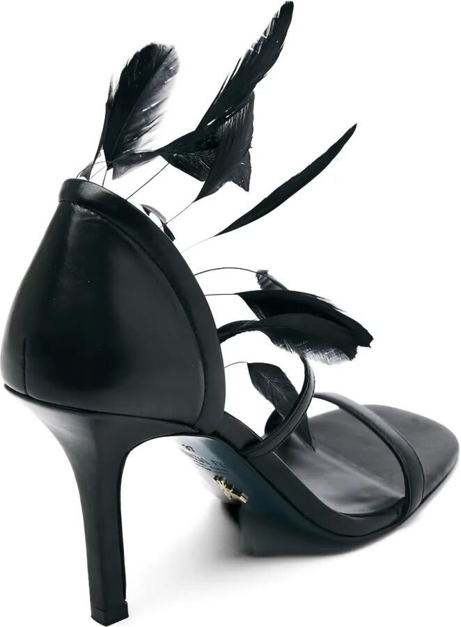 Patrizia Pepe Essential Fly sandalen Zwart