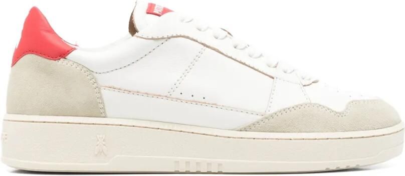 Patrizia Pepe Fly '93 sneakers met suède vlakken Wit