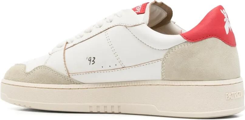 Patrizia Pepe Fly '93 sneakers met suède vlakken Wit - Foto 3
