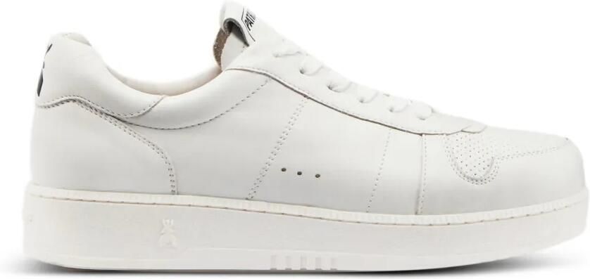 Patrizia Pepe Geperforeerde leren sneakers Wit