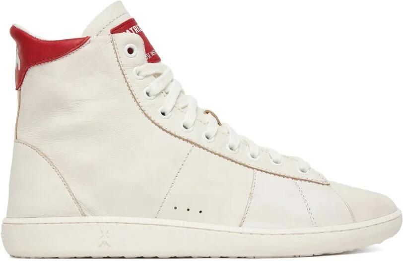 Patrizia Pepe High-top leren sneakers Wit