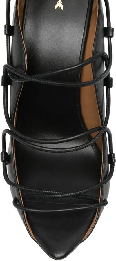 Patrizia Pepe lace-up leather sandals Zwart - Foto 3
