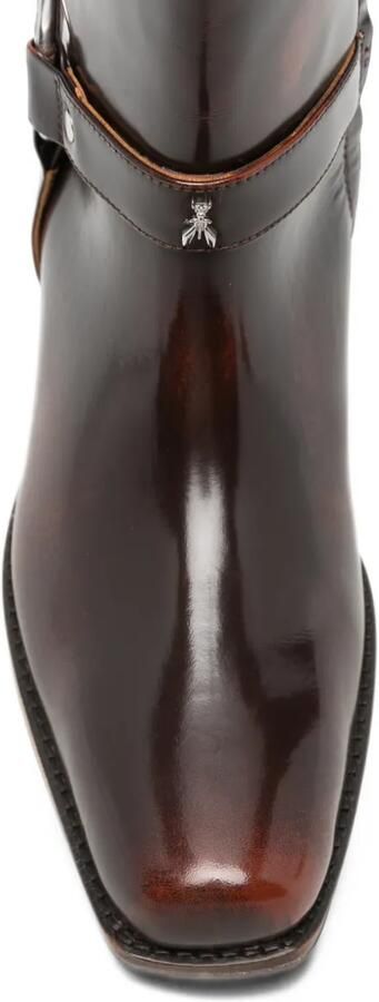 Patrizia Pepe leather cowboy boots Bruin - Foto 4