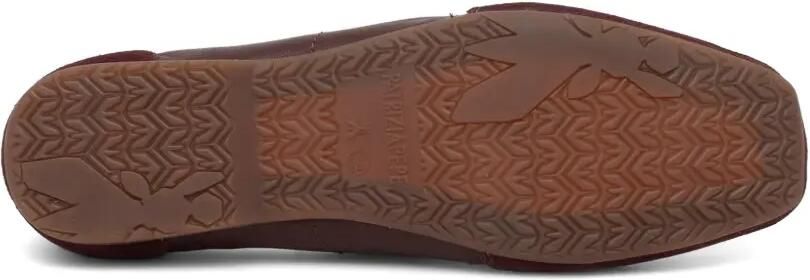 Patrizia Pepe leather tie-fastening ballet flats Bruin - Foto 5