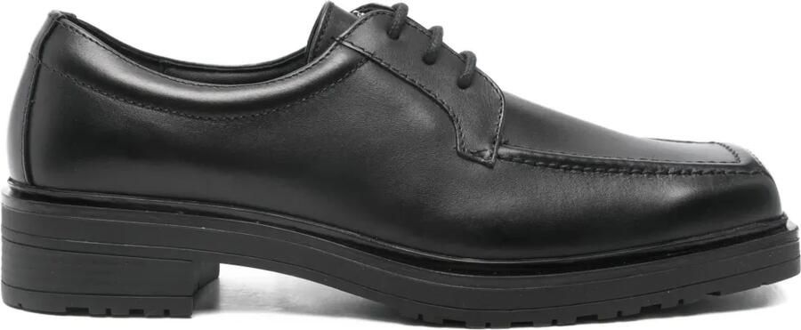 Patrizia Pepe Leren derby schoenen Zwart