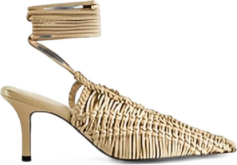 Patrizia Pepe Leren pumps Beige