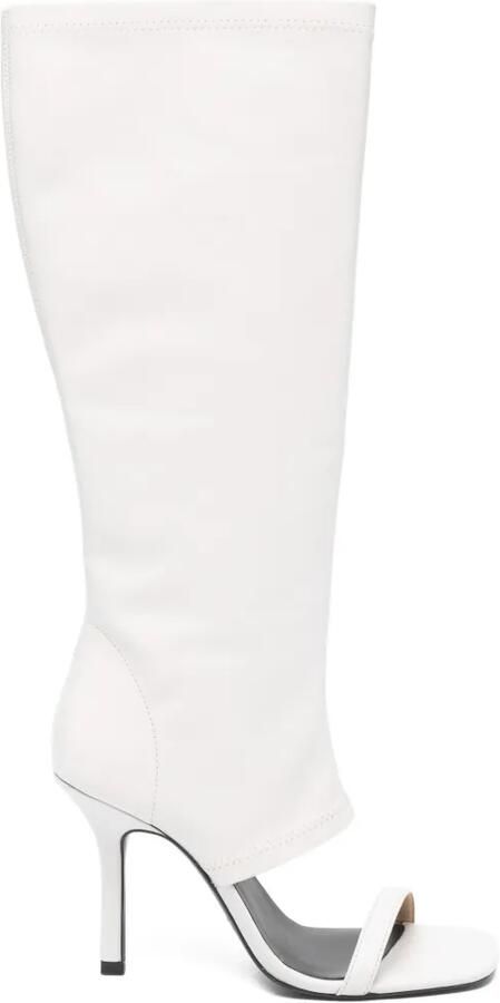 Patrizia Pepe Leren sandalen Wit