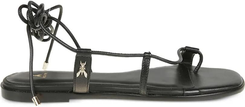 Patrizia Pepe Leren sandalen Zwart
