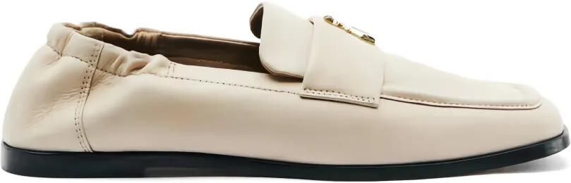Patrizia Pepe Loafers met vierkante neus Beige