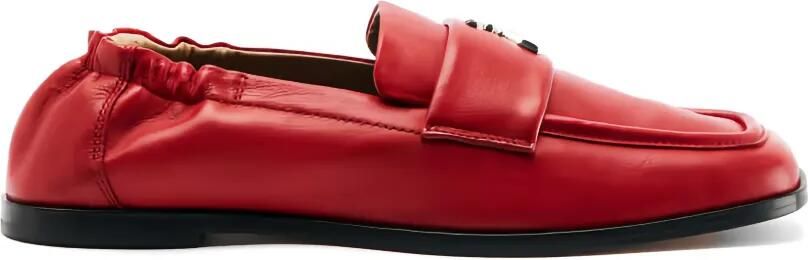 Patrizia Pepe Loafers met vierkante neus Rood
