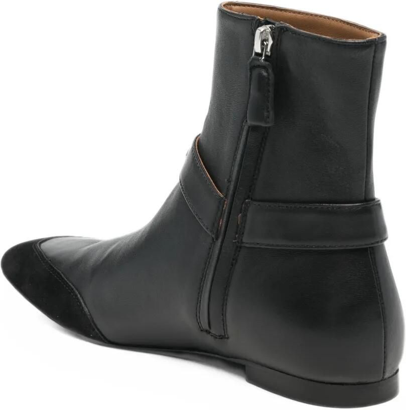 Patrizia Pepe My Skin ring-detail ankle boots Zwart - Foto 3