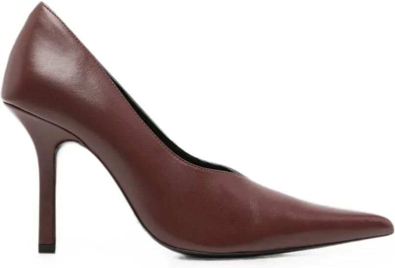 Patrizia Pepe Pumps met puntige neus Bruin