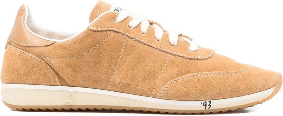 Patrizia Pepe Running '93 suède sneakers Beige
