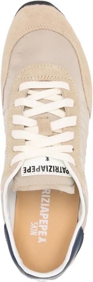 Patrizia Pepe Running SKIN '93 sneakers Beige - Foto 4