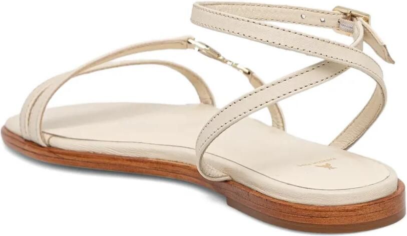 Patrizia Pepe Sandalen met logoplakkaat Beige - Foto 2