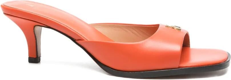 Patrizia Pepe Sandalen met vierkante neus Oranje