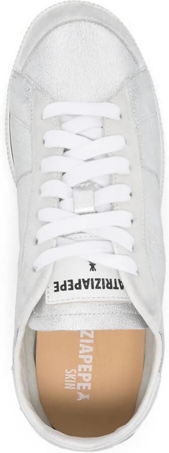 Patrizia Pepe Skin '93 sneakers Zilver - Foto 3