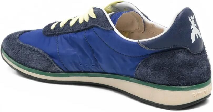 Patrizia Pepe Skin suède sneakers met vlakken Blauw - Foto 3