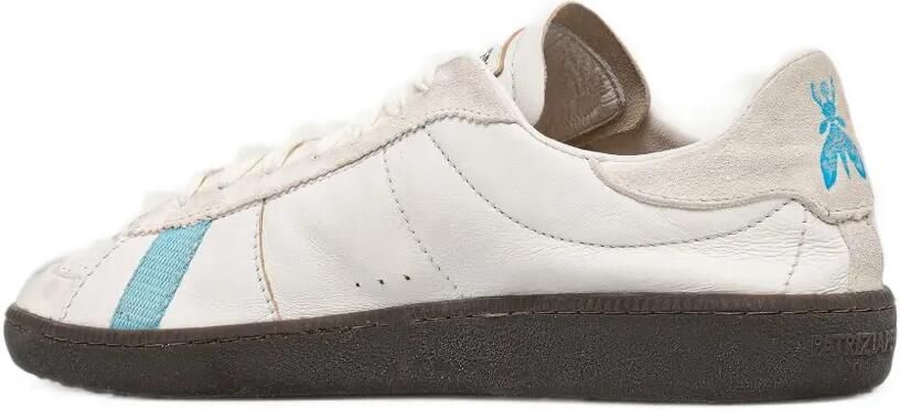 Patrizia Pepe slogan-print panelled sneakers Wit - Foto 2