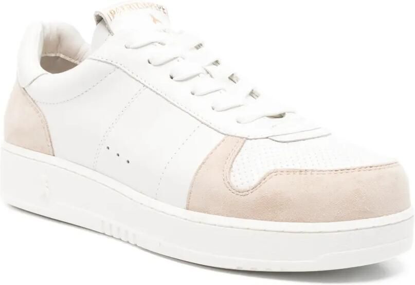 Patrizia Pepe Sneakers met suède vlak Wit - Foto 3