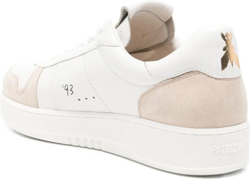 Patrizia Pepe Sneakers met suède vlak Wit - Foto 2